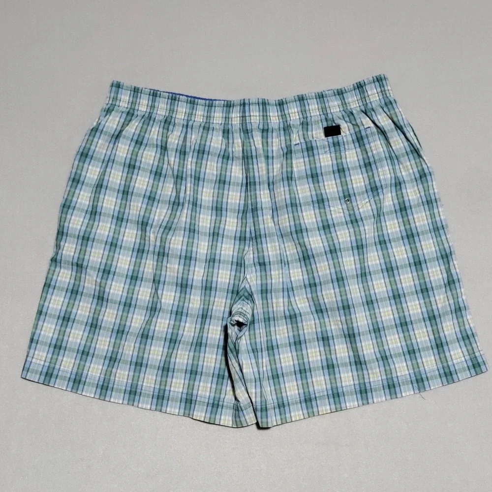 Polo Sport Ralph Lauren Plaid Swim Trunks Men's Size XL Blue‎ Green